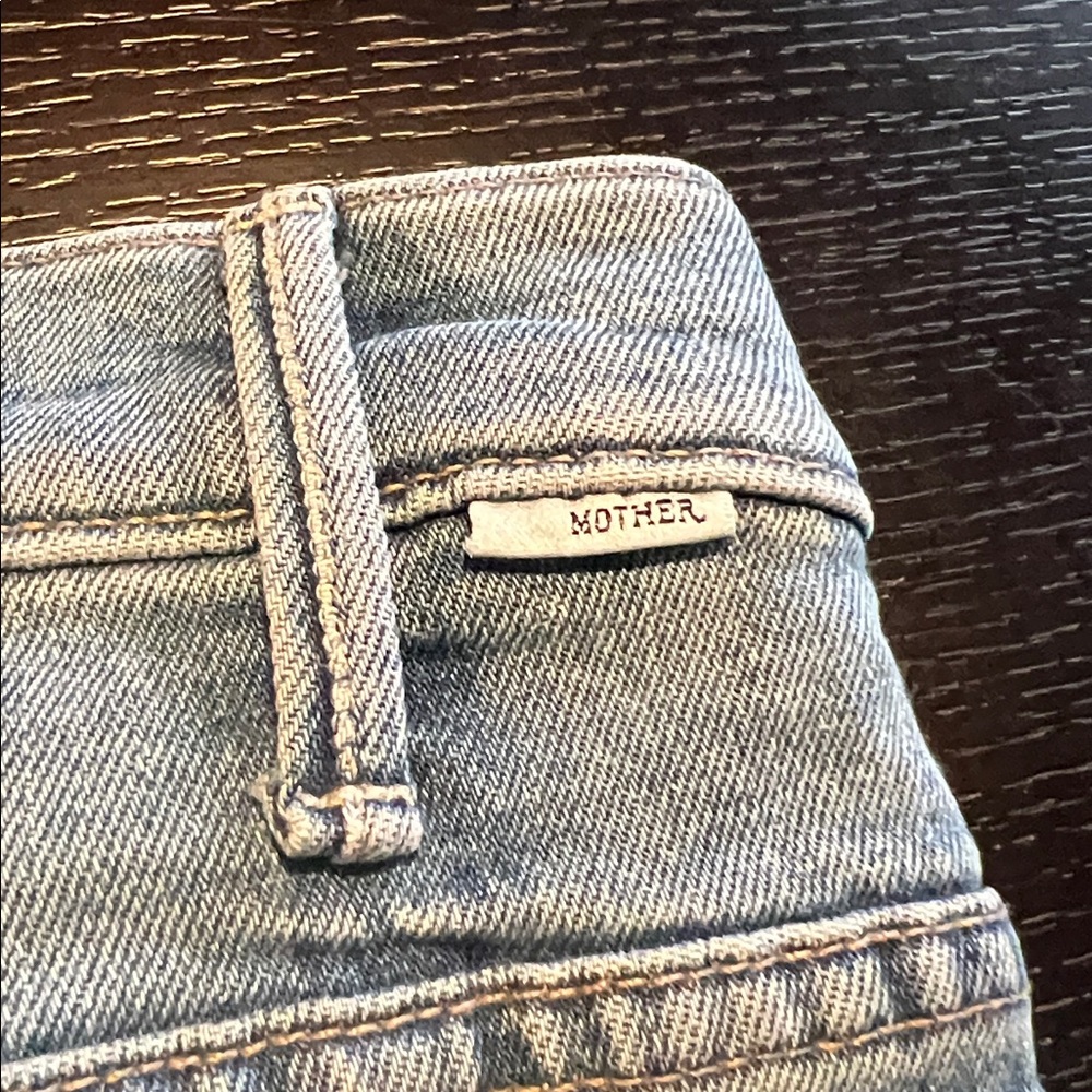 MOTHER Light Blue Ankle Crop Jeans - Picture 8 of 8